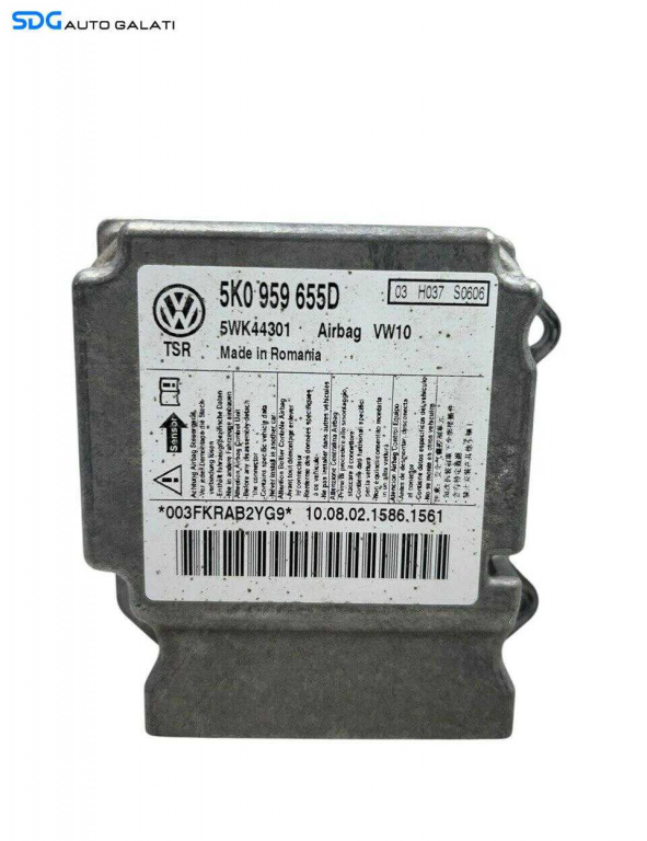 Unitate Modul Calculator Control Airbag Volkswagen Passat B6 2005 - 2010 Cod 5K0959655D [LR1083]