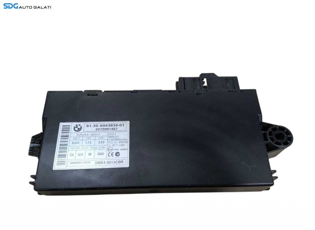 Unitate Modul Calculator Control Confort CAS 3 BMW Seria 1 E81 E87 2004 - 2011 Cod 6943834 [LR1638]