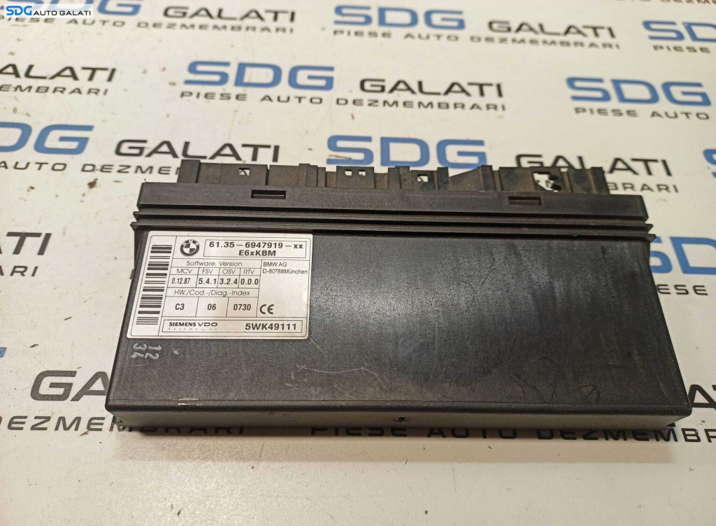 Unitate Modul Calculator Control Confort Confort CAS 3 BMW Seria 5 E60 E61 2003 - 2010 Cod 6135-6947919-XX 6947919 [L1046]