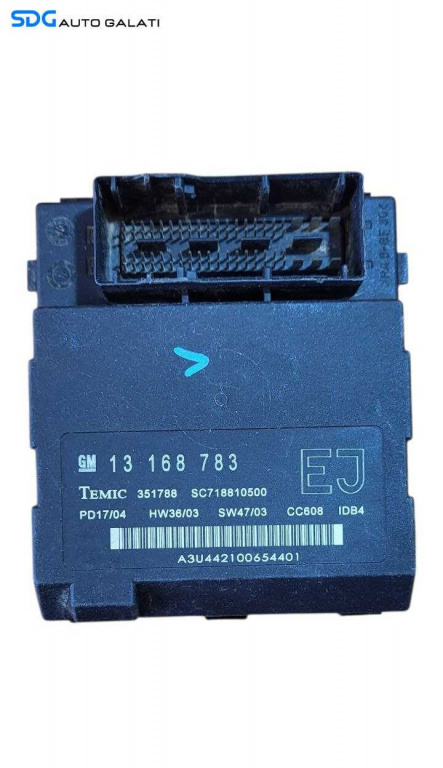 Unitate Modul Calculator Control Confort Confort Opel Vectra C 2002 - 2008 Cod 13168783 13168783EJ [LS0046]