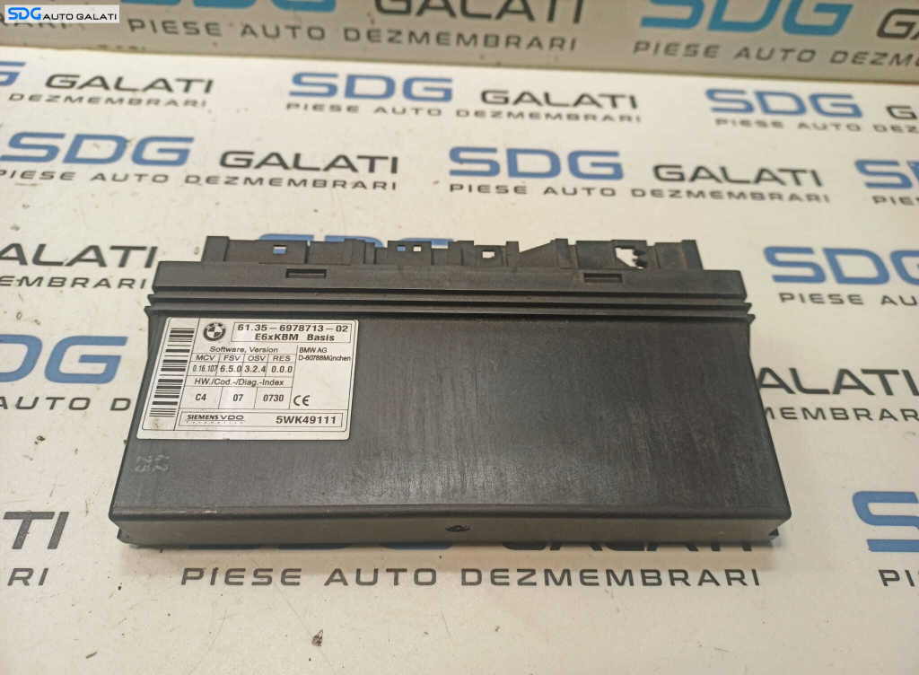 Unitate Modul Calculator Control Confort Confort CAS 3 BMW Seria 5 E60 E61 2003 - 2010 Cod 6135-6978713-02 6978713 [L1044]