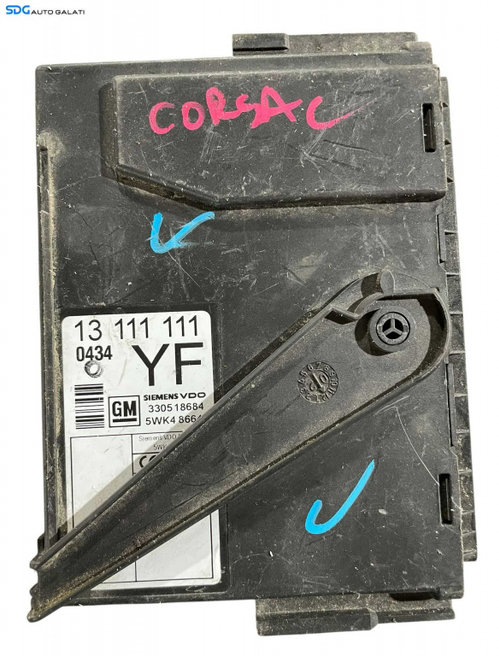 Unitate Modul Calculator Control Confort Opel Combo C 2000 - 2011 Cod 13111111 [LR0436]