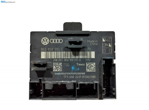 Unitate Modul Calculator Control Confort Portiera Usa Dreapta Fata Audi A4 B8 2008 - 2016 Cod 8K0959...