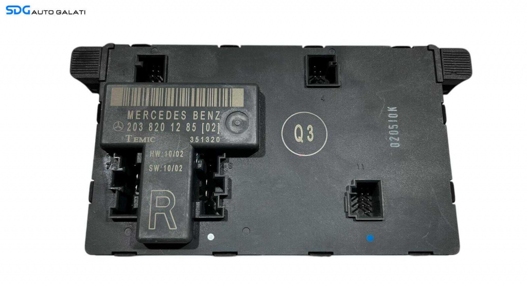 Unitate Modul Calculator Control Confort Usa Portiera Dreapta Fata Mercedes Clasa C Class W203 2001 - 2007 Cod 2038201285 [L5846]