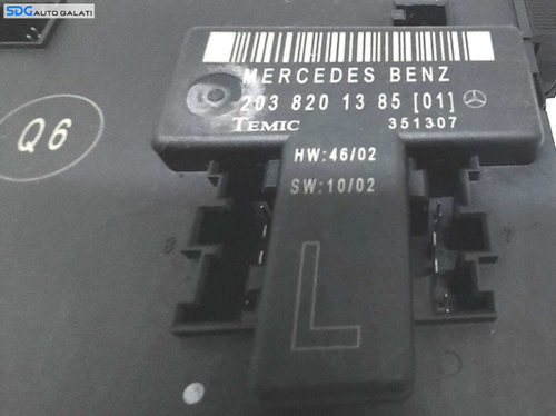 Unitate Modul Calculator Control Confort Usa Portiera Stanga Fata Mercedes Clasa C Class W203 2001 -...