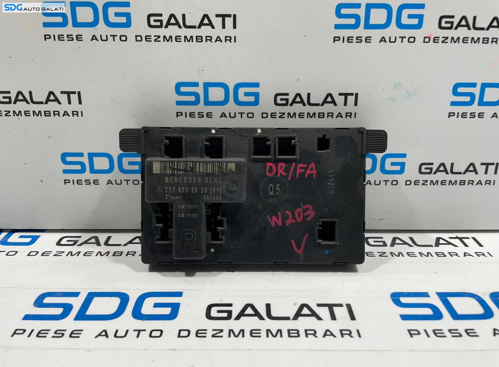 Unitate Modul Calculator Control Confort Usa Portiera Dreapta Fata Mercedes Clasa C Class W203 2001 - 2007 Cod 2038205626 A2038205626 [L4040]