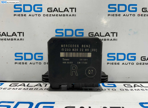 Unitate Modul Calculator Control Confort Usa Portiera Dreapta Spate Mercedes Clasa C Class W203 2001...