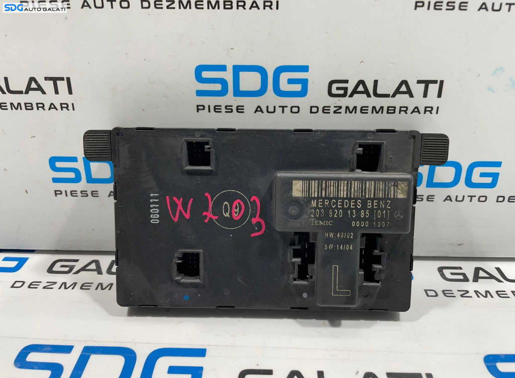 Unitate Modul Calculator Control Confort Usa Portiera Stanga Fata Mercedes Clasa C Class W203 2001 - 2007 Cod 2038201385 A2038201385 [L4039]