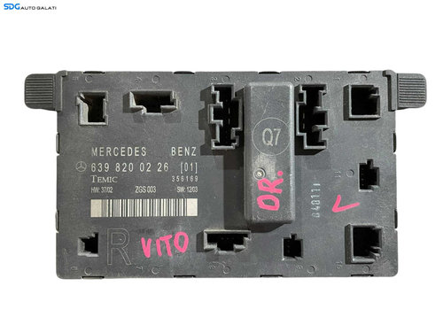 Unitate Modul Calculator Control Confort Usa Portiera Dreapta Fata Mercedes Viano W639 2003 - 2010 C...