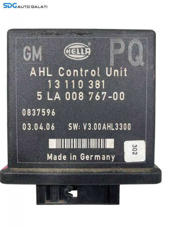 Unitate Modul Calculator Control Faruri Xenon Opel Astra H 2004 - 2010 Cod 13110381 5LA008767-00 5LA00876700 [L6496]