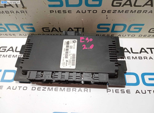 Unitate Modul Calculator Control Lumini BMW Seria 3 E90 E91 2004 - 2011 Cod 6135 9166711-01 [M5982]