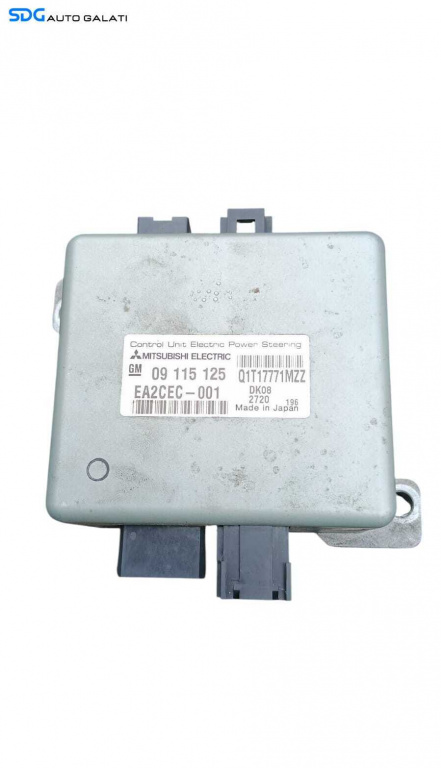 Unitate Modul Calculator De Pe Coloana Volan Servodirectie Opel Corsa C 2000 - 2006 Cod 09115125 EA2CEC-001 Q1T17771MZZ [M8347]