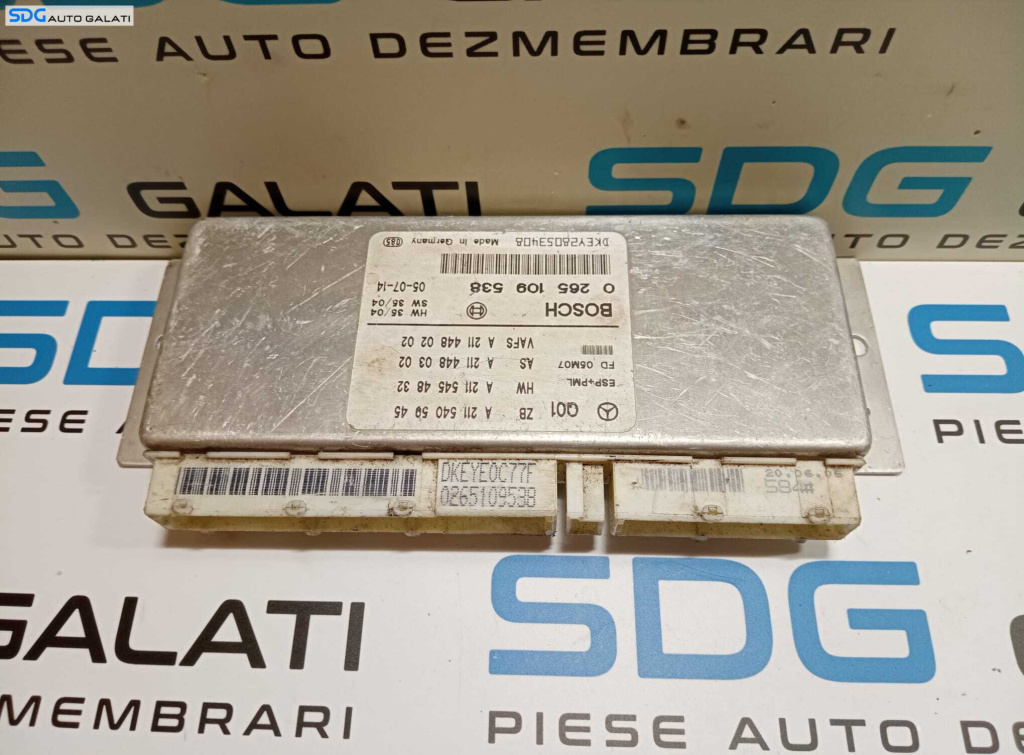 Unitate Modul Calculator ESP Mercedes Clasa E Class W211 E270 2001 - 2009 Cod 0265109538 A2115405945 A2115454832 A2114480302 A2114480202 [M6277]