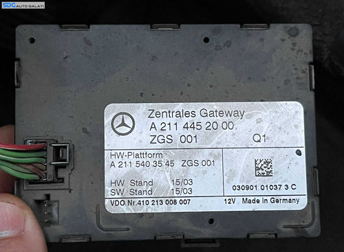 Unitate Modul Calculator Gateway Mercedes Clasa E Class W211 2001 - 2009 Cod A2114452000 [L3657]