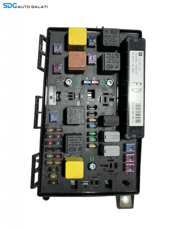 Unitate Modul Calculator Panou Tablou Siguranta Opel Astra H 2004 - 2010 Cod 13191127 5DK00866812 [LR1004]