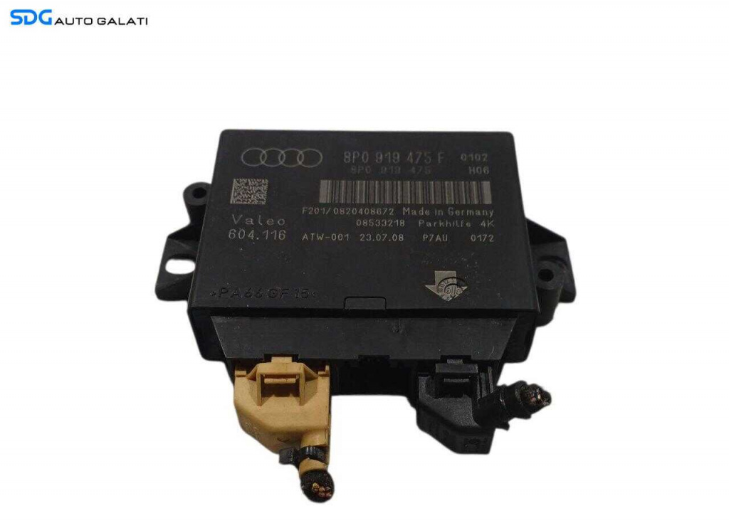 Unitate Modul Calculator PDC Senzor Senzori Parcare Audi A3 8P 2008 - 2013 Cod 8P0919475F 8P0919475 [L6737]