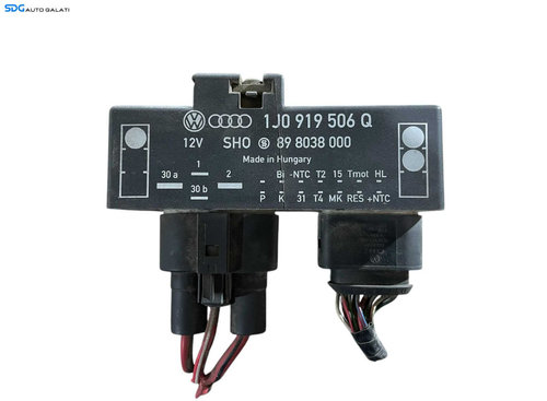 Unitate Modul Calculator Releu AC Electroventilator Ventilator Radiator Audi A3 8L 1997 - 2003 Cod 1...