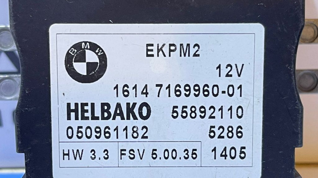 Unitate Modul Calculator Releu Pompa Combustibil Motorina BMW Seria 1 E81 E82 E87 E88 2004 - 2011 Cod 7169960 16147169960