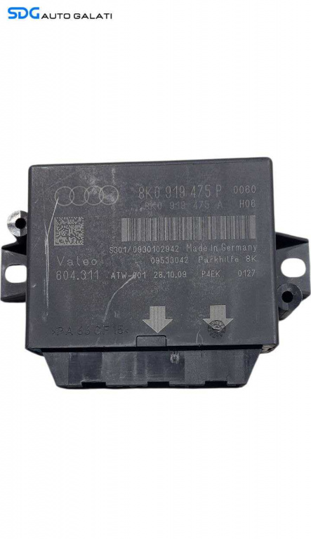 Unitate Modul Calculator Senzor Senzori Parcare Audi A4 2008 - 2016 Cod 8K0919475P 8K0919475A [L7259]