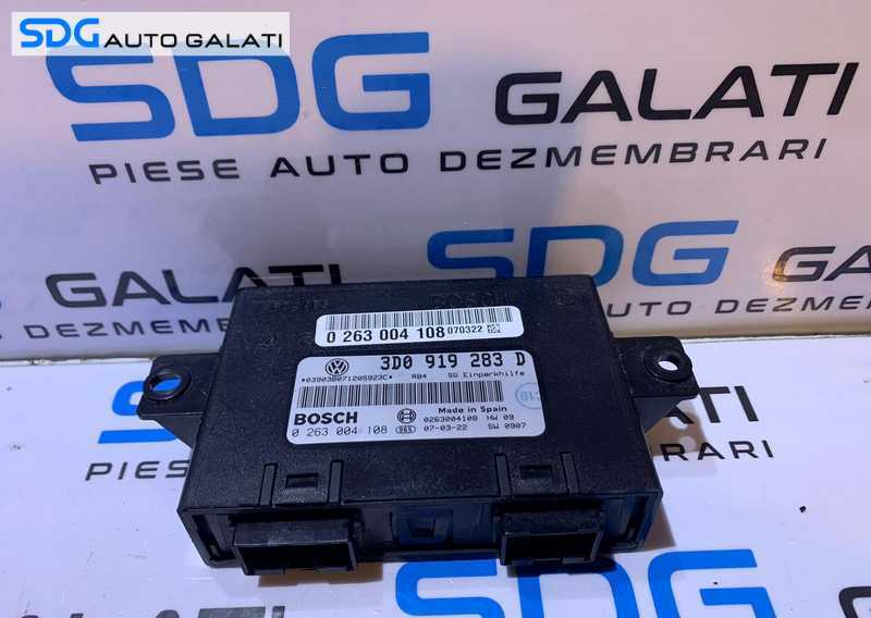 Unitate Modul Calculator Senzor Senzori Parcare Parktronic VW Phaeton 2002 - 2016 Cod 3D0919283D 0263004108 [L3455]