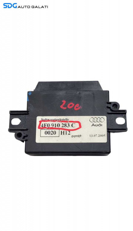 Unitate Modul Calculator Senzor Senzori Parcare Audi A6 C6 2004 - 2011 Cod 4F0919283C 4F0919283A [L7...