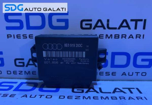 Unitate Modul Calculator Senzori Parcare Audi A4 B7 2005 - 2008 Cod 8E0919283C [L3452]