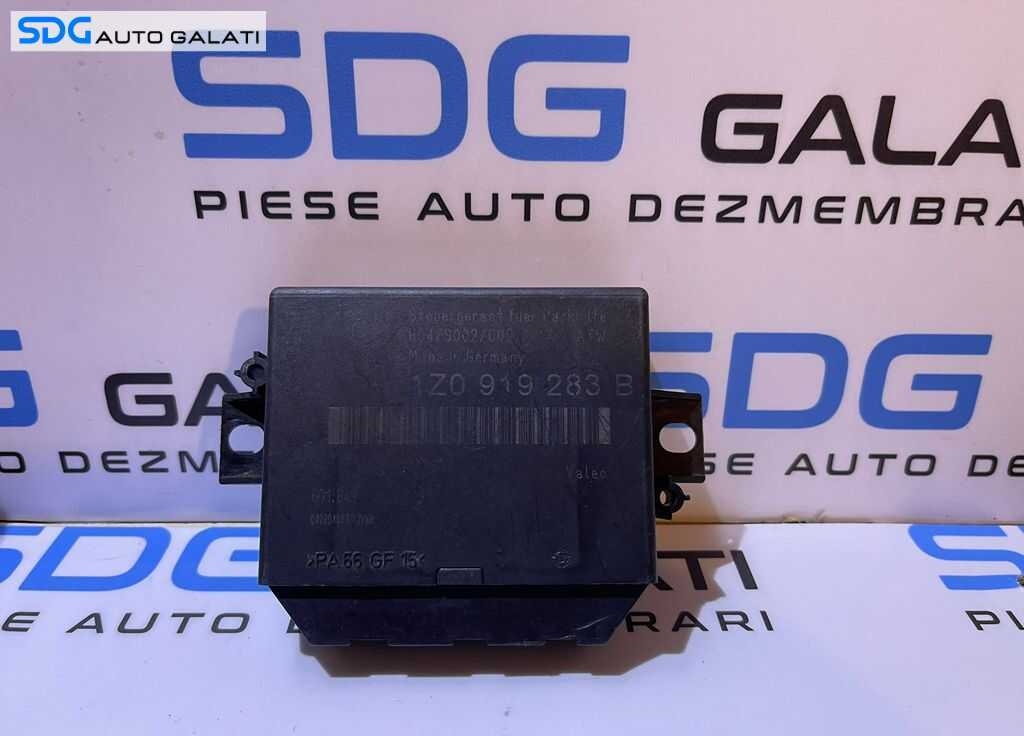 Unitate Modul Calculator Senzori Parcare PDC Parktronic Skoda Octavia 2 2004 - 2013 Cod 1Z0919283B [L3442]