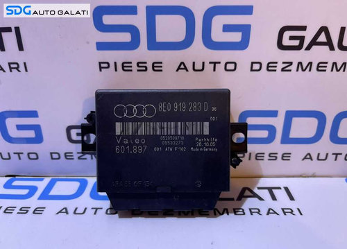 Unitate Modul Calculator Senzori Parcare PDC Parktronic Audi A4 B7 2005 - 2008 Cod 8E0919283D [LR085...