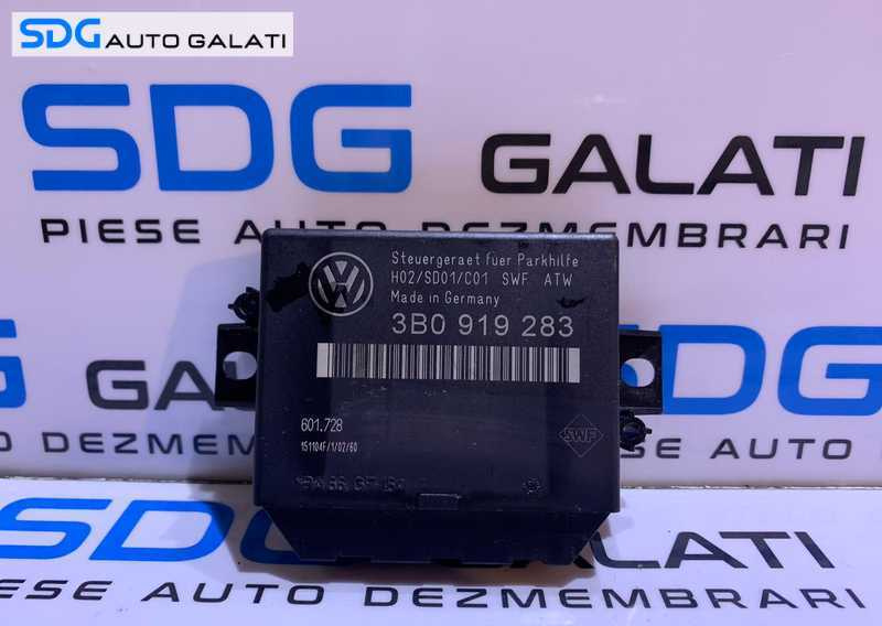 Unitate Modul Calculator Senzori Parcare PDC Parktronic Volkswagen Passat B5.5 2001- 2005 Cod 3B0919283 [L3445]