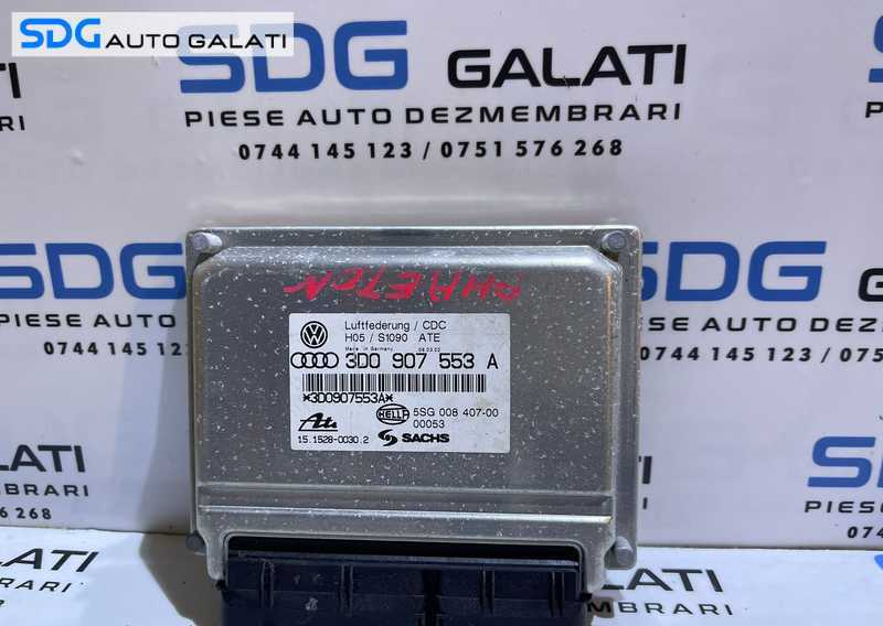 Unitate Modul Calculator Suspensie Perne Amortizoare VW Phaeton 2002 - 2010 Cod 3D0907553A [L3329]