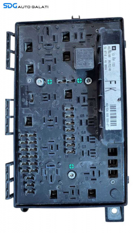 Unitate Modul Calculator Tablou Panou Sigurante Opel Astra H 2004 - 2010 Cod 13191133 13191133FK [LS0055]