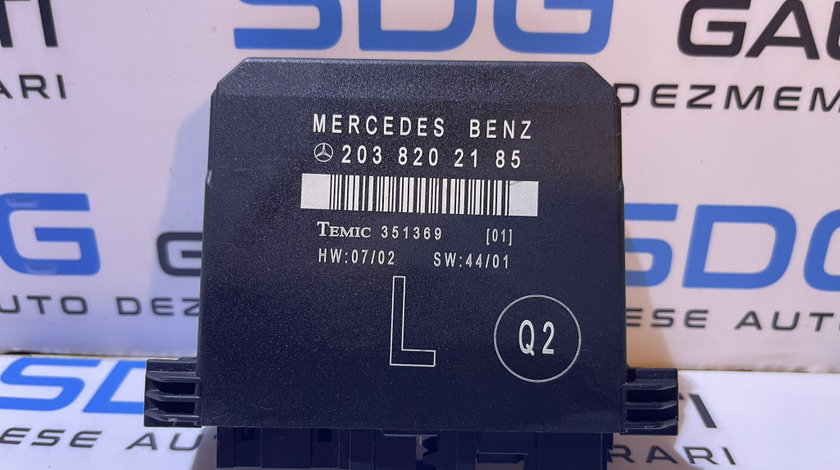 Unitate Modul Calculator Usa Portiera Stanga Spate Mercedes W203 Clasa C Class 2000 - 2007 Cod 2038202185