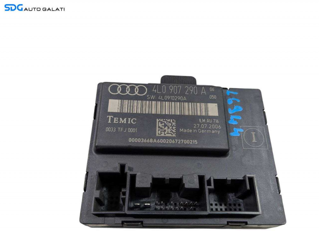 Unitate Modul Confort Audi Q7 4L 2007 - 2015 Cod 4L0907290A [L6944]