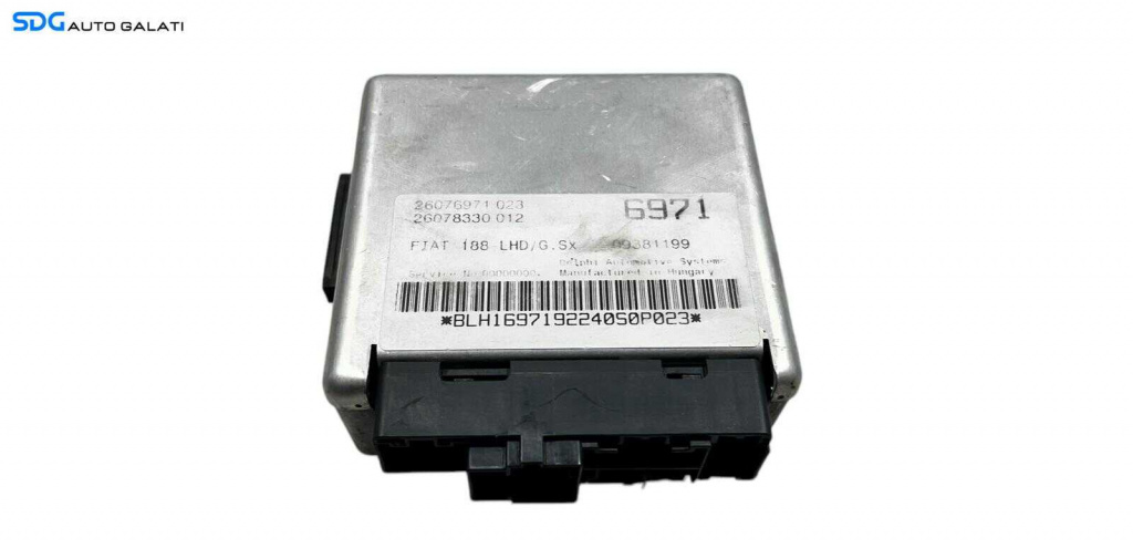 Unitate Modul ECU Calculator Ax Coloana Volan Fiat Punto 1998 - 2012 Cod 09381199 26078330012 [L5851]