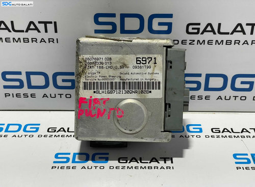 Unitate Modul ECU Calculator Ax Coloana Volan Fiat Punto 1998 - 2012 Cod 09381199 26076971 26078330 ...