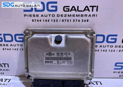 Unitate Modul ECU Calculator Motor VW Passat B5.5 1.9 TDI AVB 2001 - 2005 Cod 038906019EA 0281010554...