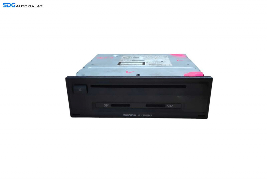 Unitate Modul GPS Navi Navigatie Panasonic Skoda Octavia 3 2013 - 2018 Cod 5E0035874A [L5612]