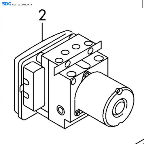 Unitate Modul Pompa ABS Audi A6 C7 2011 - 2018 Cod 4G0907379H 4G0614517R [K5460]