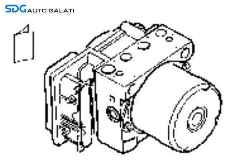 Unitate Modul Pompa ABS Renault Megane 2 2002 - 2008 Cod 0265950595 [X4268]