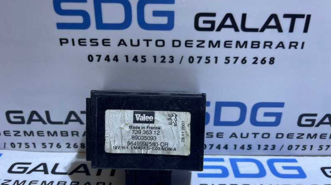 Unitate Modul Releu Calculator Senzor Unghi Ax Coloana Volan Peugeot 607 1999 - 2010 Cod 9649992580