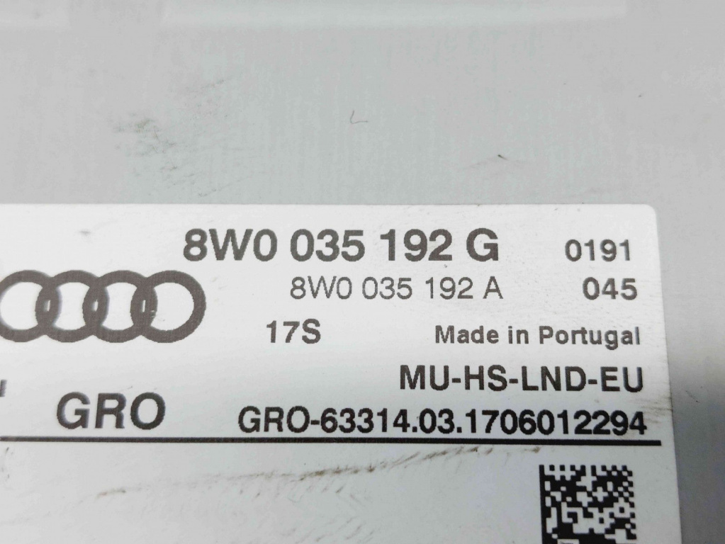 Unitate multimedia Audi A4 (8W2, B9) [Fabr 2015-2023] 8W0035192G