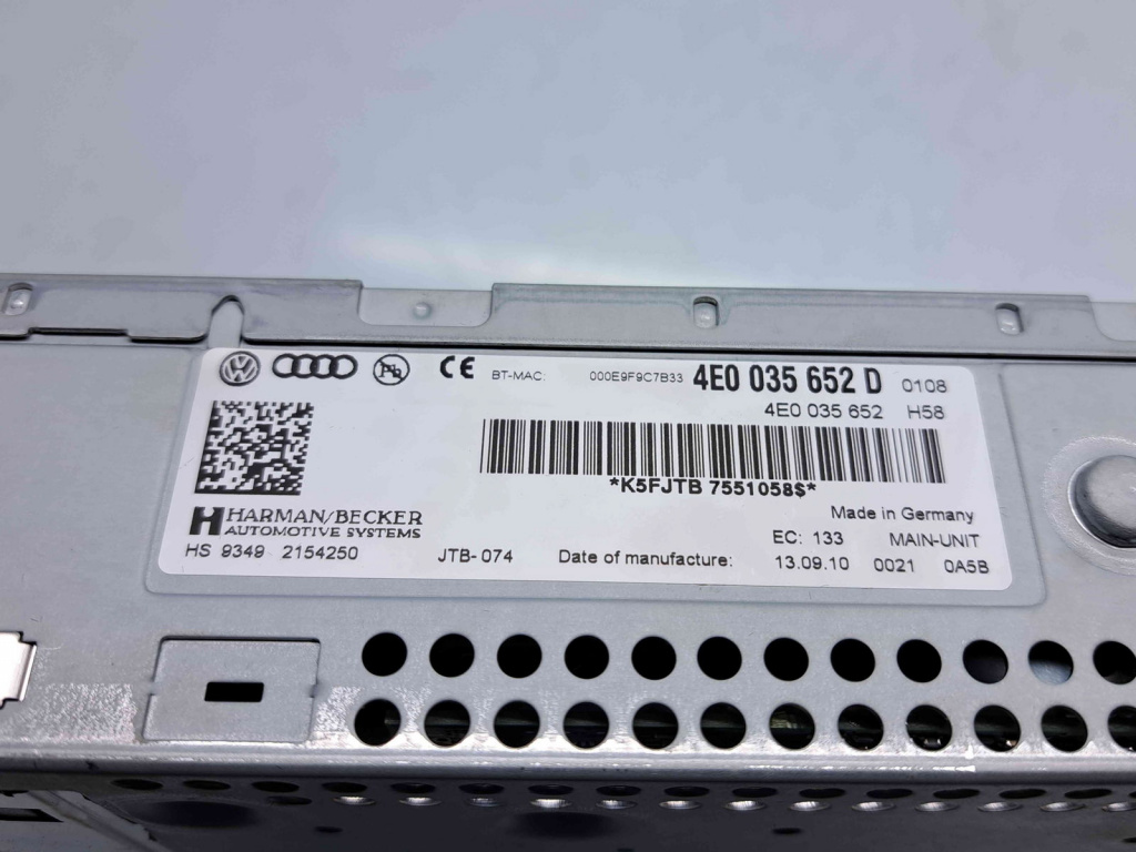 Unitate multimedia Audi A6 (4F2, C6) facelift [Fabr 2004-2010] 4E0035652D