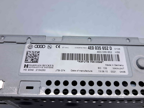 Unitate multimedia Audi A6 (4F2, C6) facelift [Fabr 2004-2010] 4E0035652D
