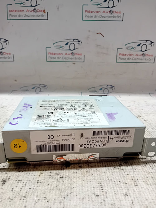 Unitate Multimedia Citroen C3 1.2 Benzina 2018, 9822730380