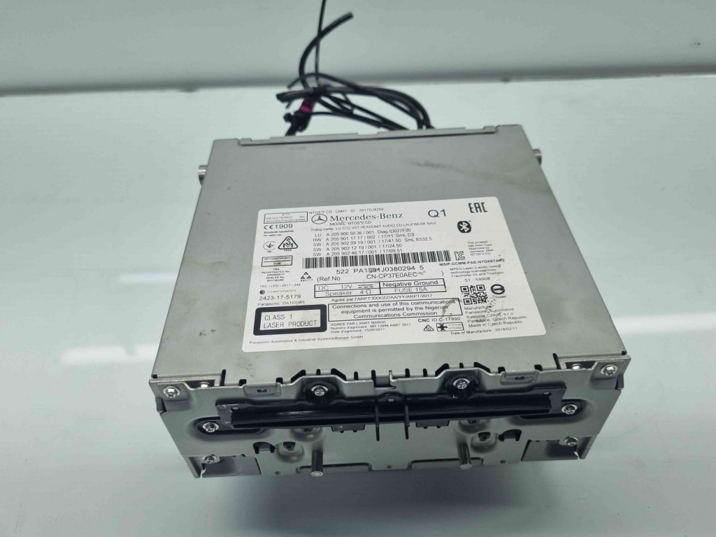Unitate multimedia Mercedes Clasa C Combi (S205) [Fabr 2015-prezent] A2059005036