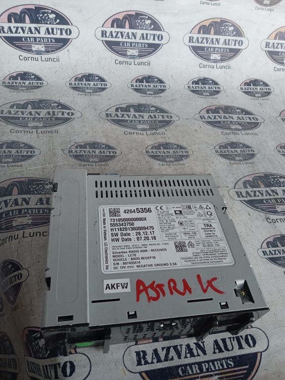 Unitate Multimedia Opel Astra K 2018, 42645356
