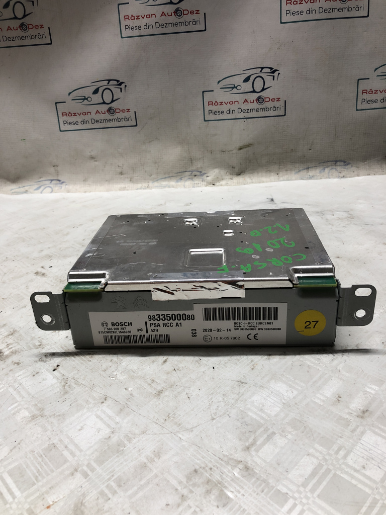 Unitate Multimedia Opel Corsa F 1.2 Benzina 2019, 9833500080