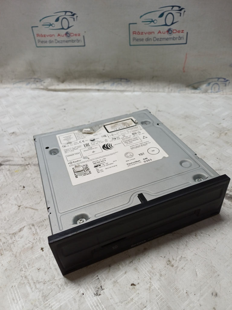 Unitate Multimedia Skoda Fabia 3 Break 1.4 Motorina 2016, 5Q0035842B