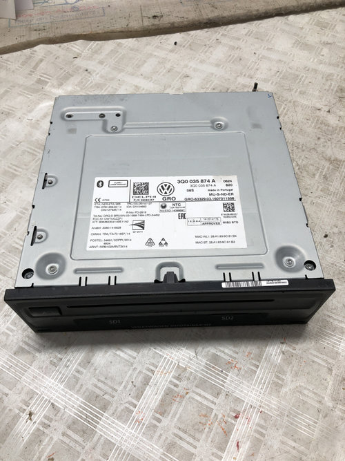 Unitate Multimedia Volkswagen Passat B8 - Motorina 2016, 3Q0035874A
