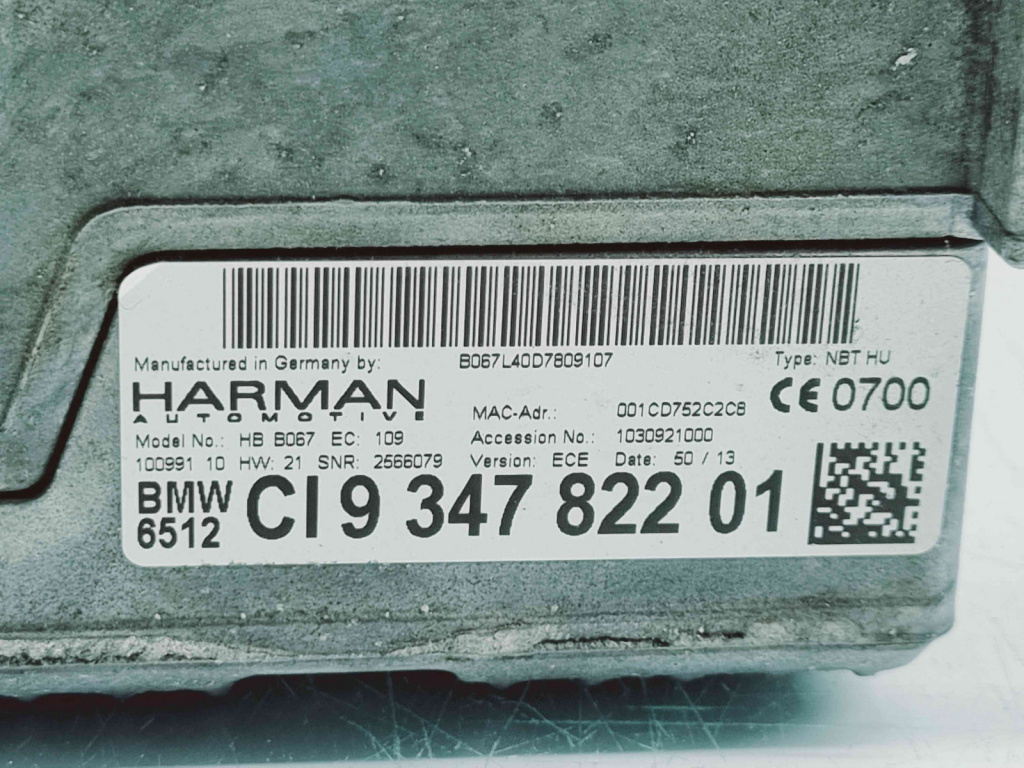 Unitate navigatie Bmw 4 (F32) [Fabr 2013-prezent] 9347822